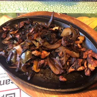 a plate of food on a table