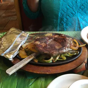 Steak Fajitas.