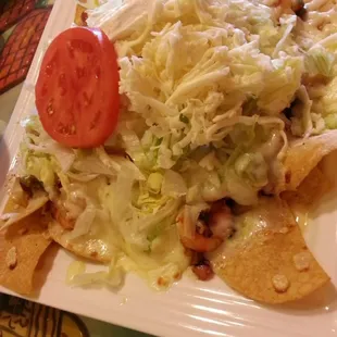 Seafood nachos. Best thing ever