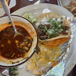 Birria tacos
