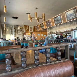 From the corner window booth