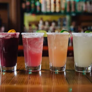 Seasonal margaritas made from scratch