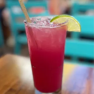 Prickly pear margarita