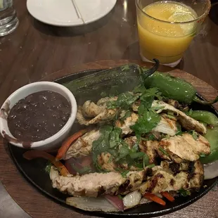 Grilled chicken fajita