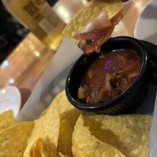 Chips and salsa...not complimentary