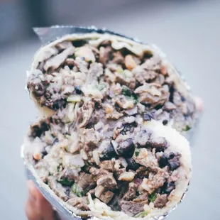 Carne asada burrito
 IG: @thephotographerfoodie