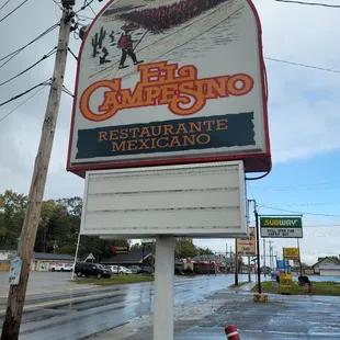 a sign for a mexican restaurant