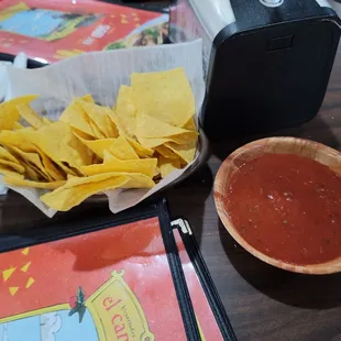 Complimentary Chips and Salsa
