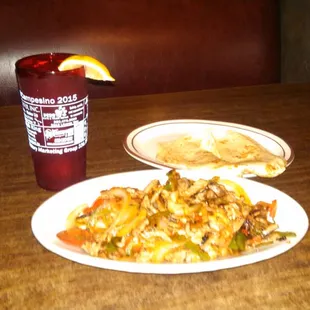 You have to try the beef fajitas