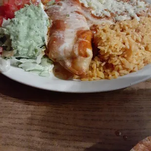 Fried burrito (chicken chimichanga)