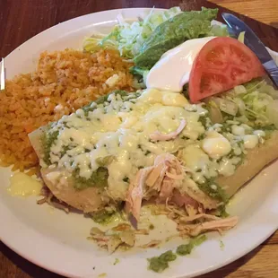 enchiladas verdes