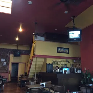 Upstairs door frame with no wall