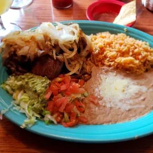 Carnitas plate was delicious