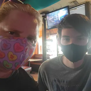 Inside waiting for takeout