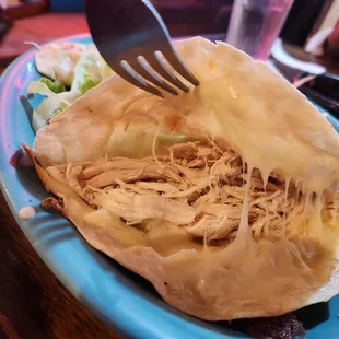 Look at all that shredded chicken!