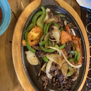 a plate of food on a table