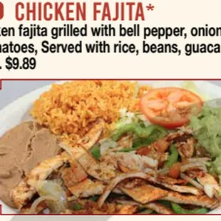 chicken fajitta