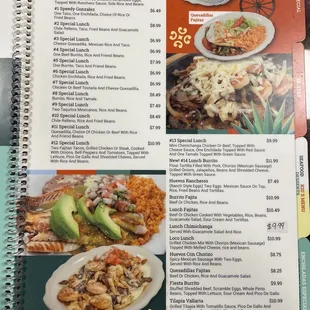 Menu page 2/9
