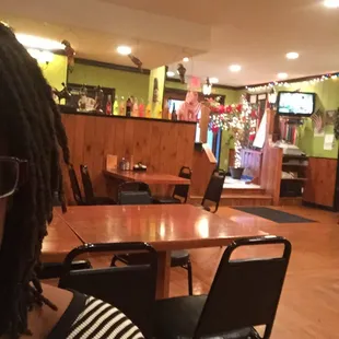 A little empty but it's bad out,