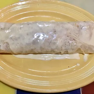 Grande Chorizo Burrito. It was the bomb !