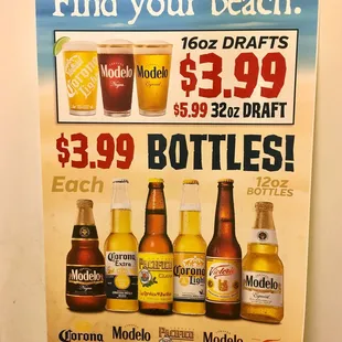 Beer specials