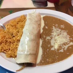 El Monterey Burrito lunch