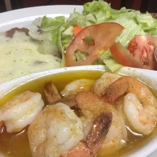 Garlic butter shrimp