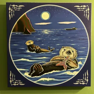 Just a cute picture at the restaurant.