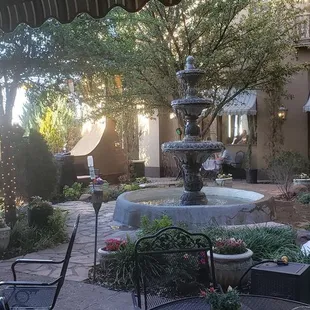 Patio is the perfect atmosphere!