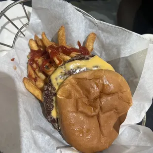 Kids Cheeseburger with French Fries