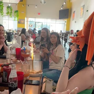 They sing happy birthday! So much fun!