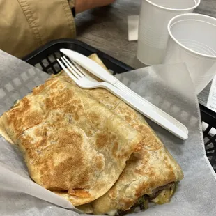 Mushroom Quesadilla