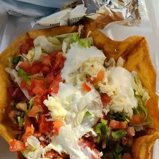 Chicken tortilla salad