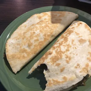 Spinach quesadilla