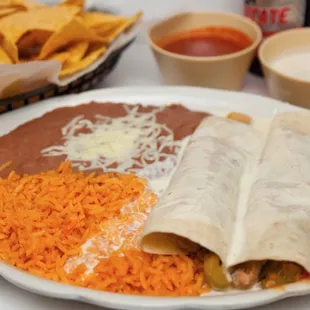 burritos and wraps, food