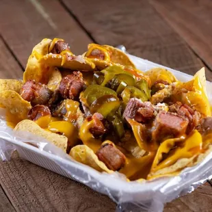 nachos, food