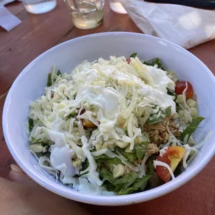 Burrito bowl with chicken