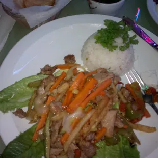 Lomo de puerco saltado