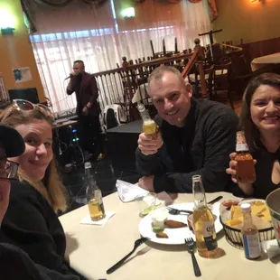 Friends drinking Coronas and Modelos!