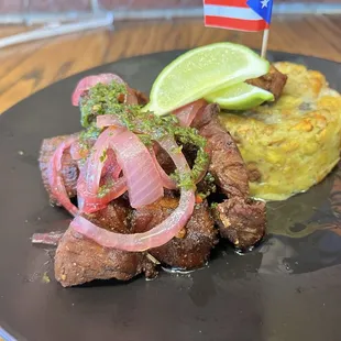 Carne Frita with Mofongo!