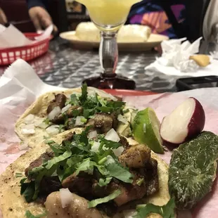 My fave! Beef tripe tacos. Flavorful and smokey taste fresh from the grill