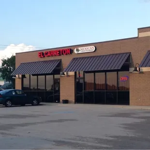  the outside of a restaurant