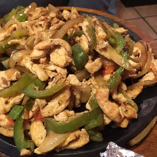 Double chicken fajita