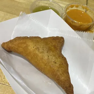 Grilled Corn, Crisp Kale and Queso Fresco Empanada