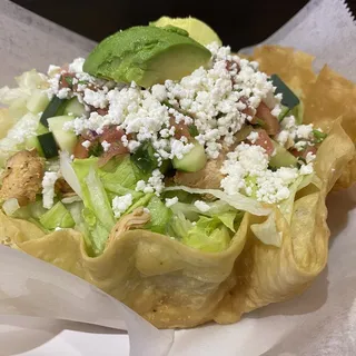 Chicken Tostada Salad