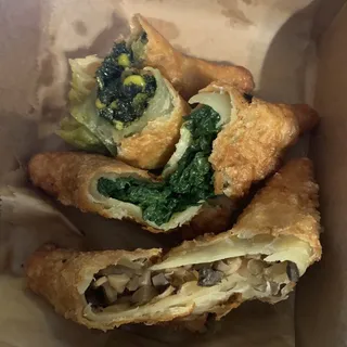 Grilled Corn, Crisp Kale and Queso Fresco Empanada