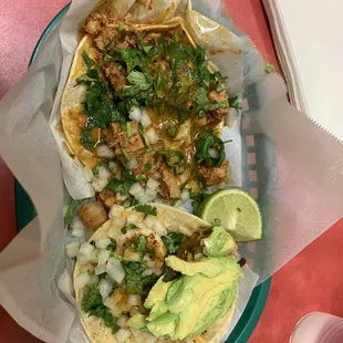 11. Regular Taco, 17. Prawn Taco