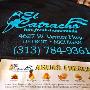 a menu for a mexican restaurant