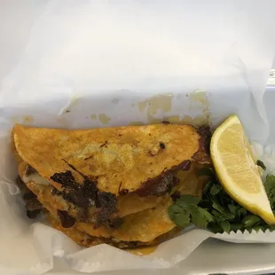 Birria tacos