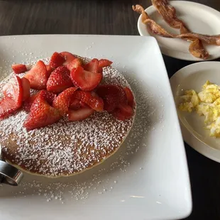 pancakes, food